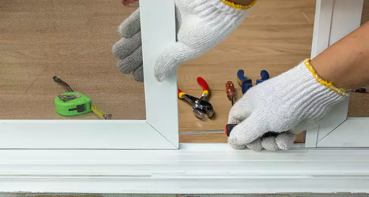 Sliding Glass Door Off Rails Repair in Sebastian, FL