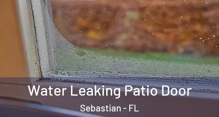  Water Leaking Patio Door Sebastian - FL